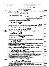 Đáp án đề thi học sinh giỏi cấp tỉnh Vật lí 9 - Năm học 2010-2011 - Sở GD & ĐT Bắc Ninh